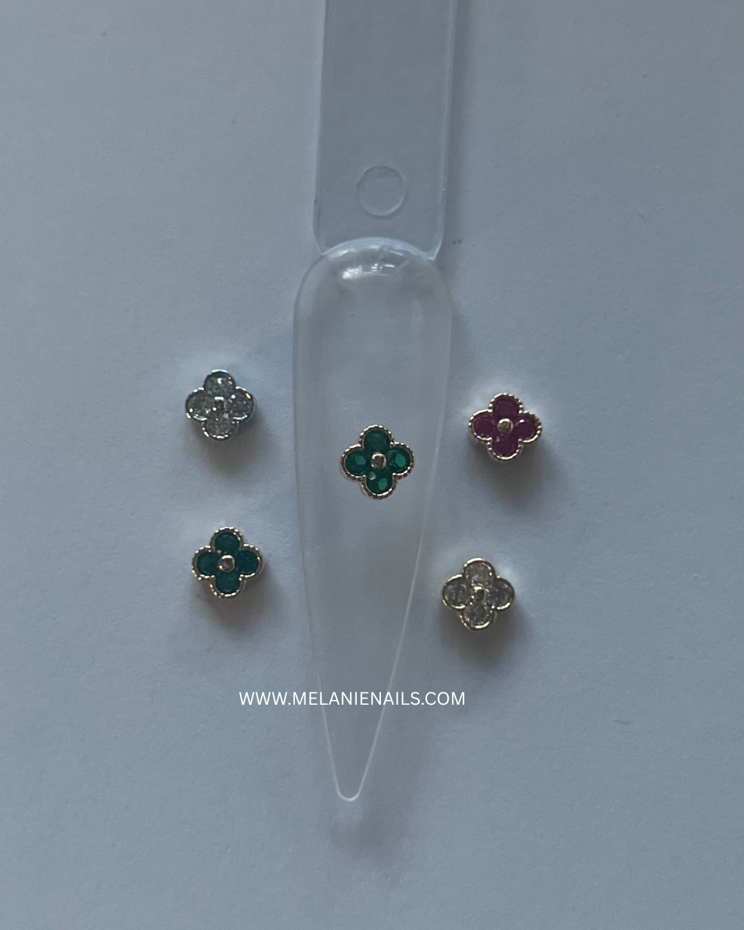 Mini Clover Nail Charms