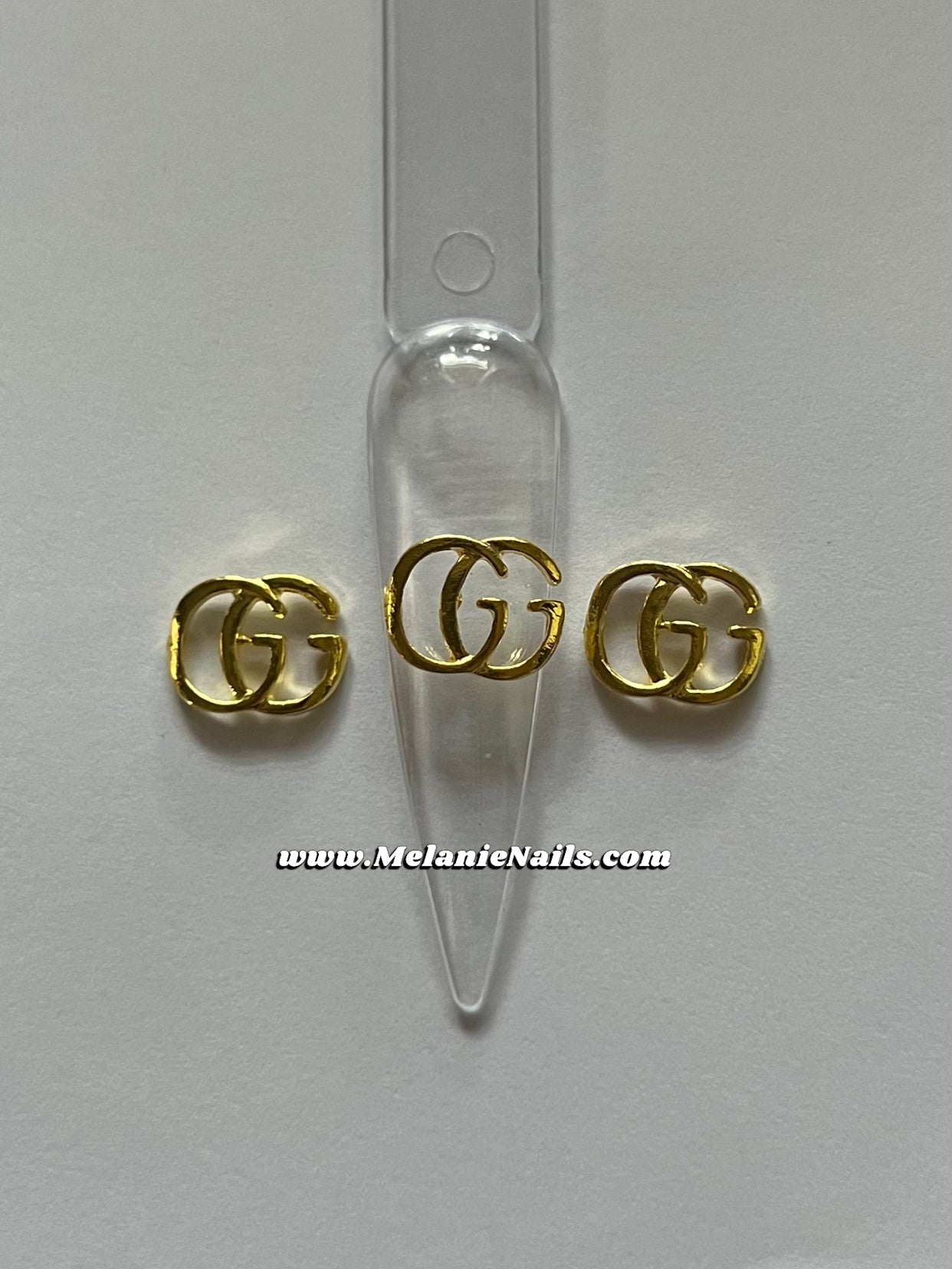 GG Big Gold Nail Charms