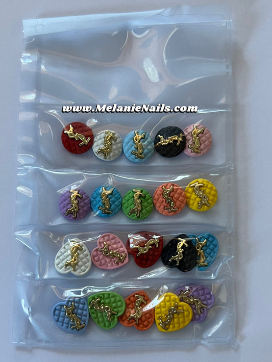 YSL Nail Charms