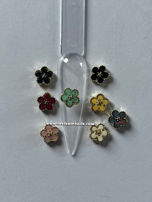 Flower Nail Charms