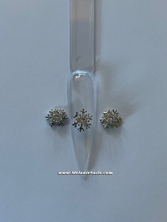 Christmas Snowflake Nail Charms