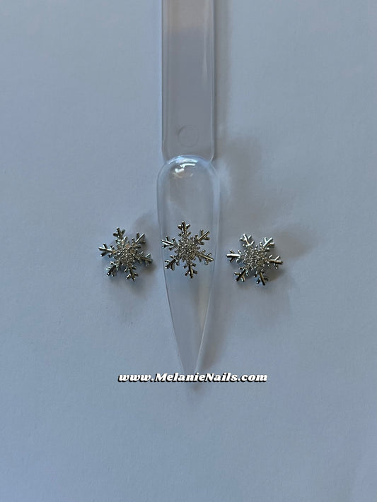 Christmas Snowflake Nail Charms