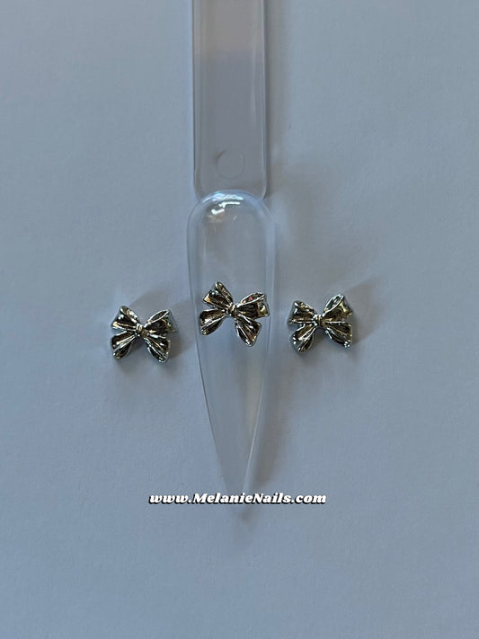 Small Bow Nail Charms