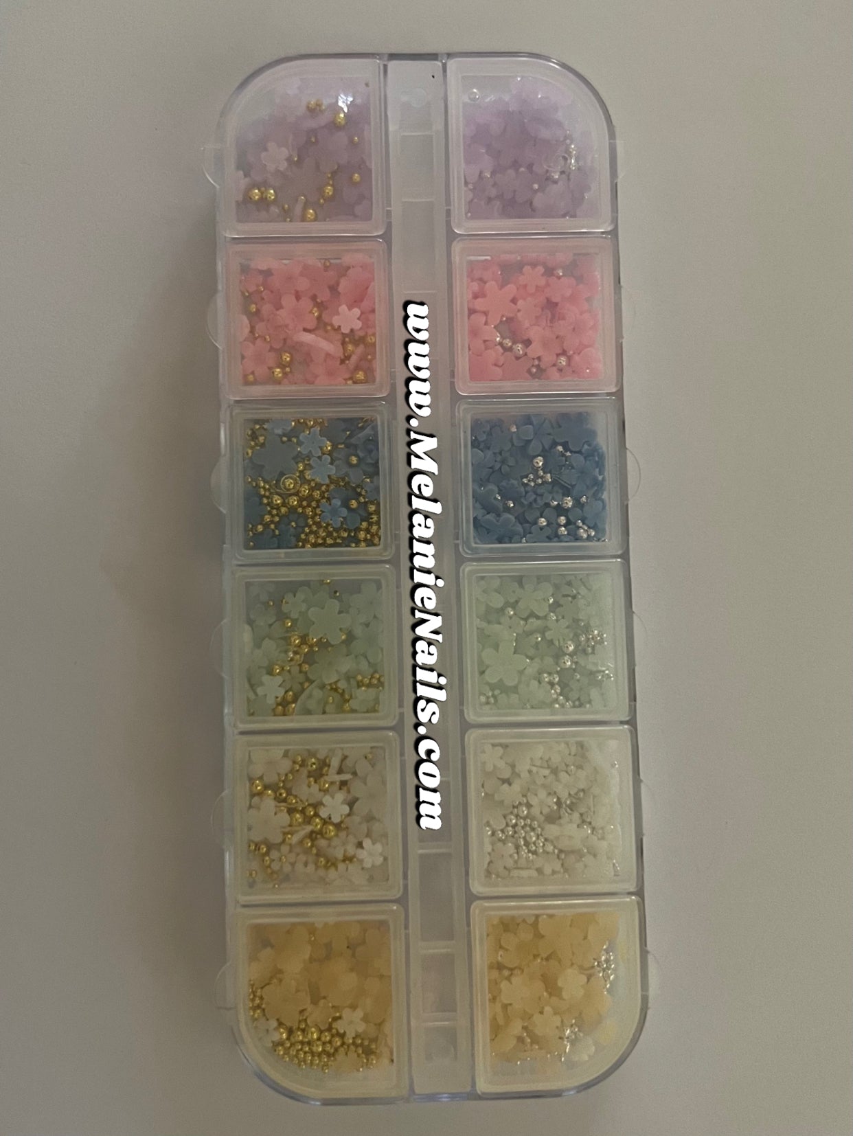 Flower Nail Charm Box