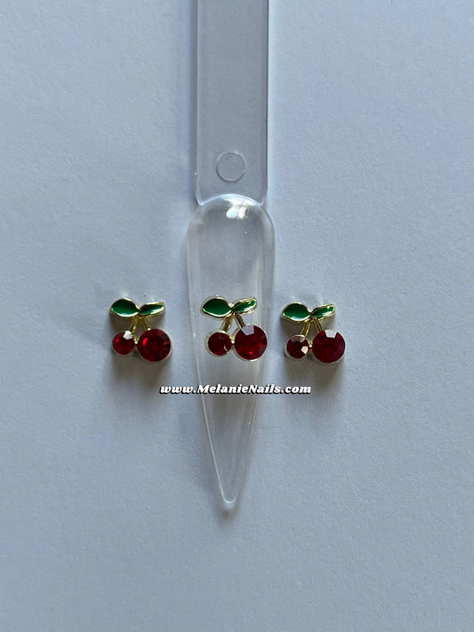 Cherry Nail Charms