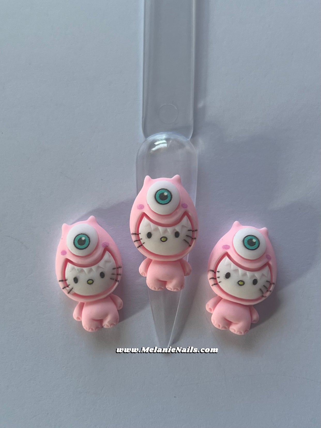 Pink Kitty Nail Charms