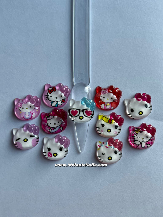 Kitty Nail Charms