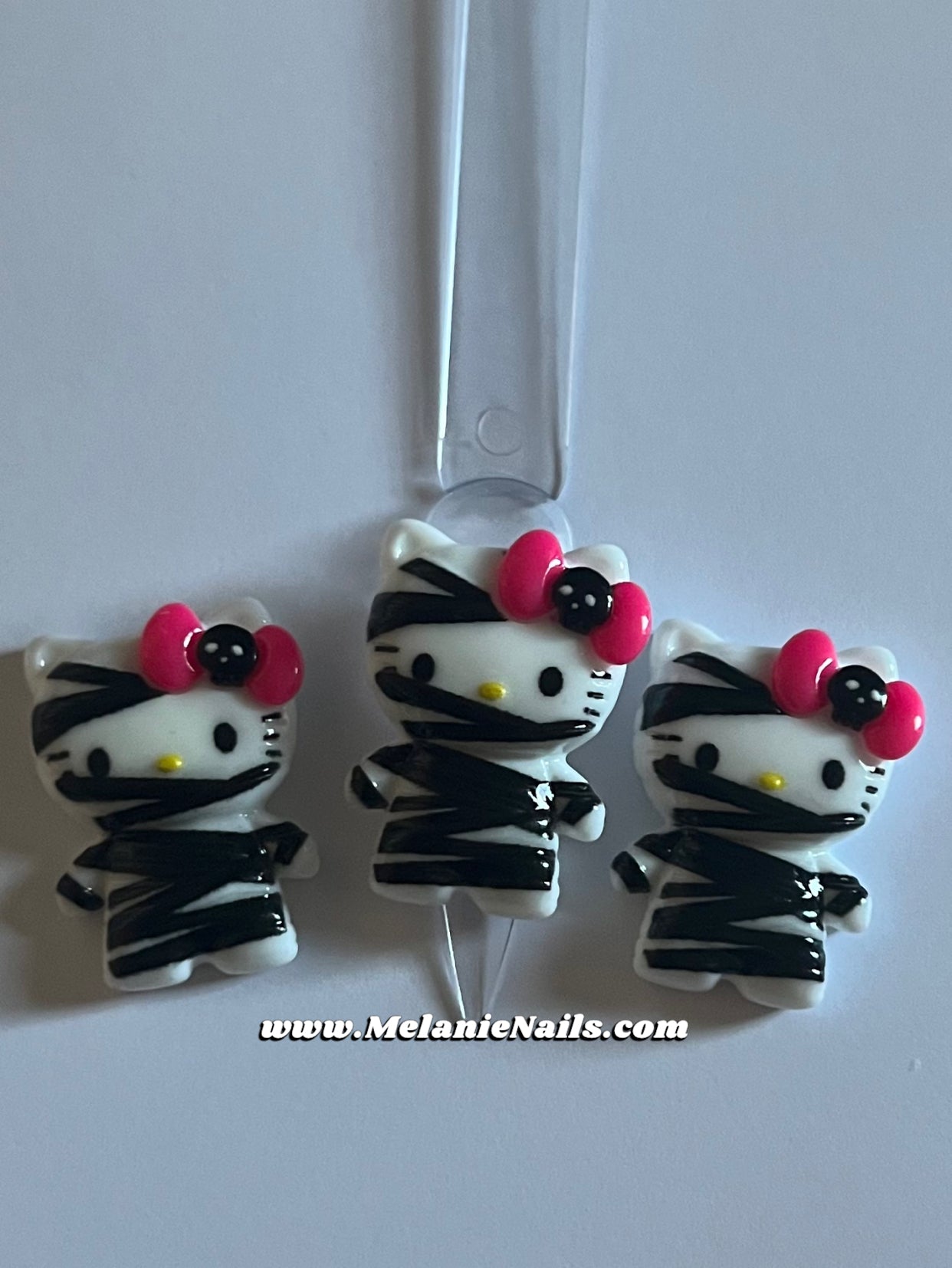 Halloween Kitty Nail Charms