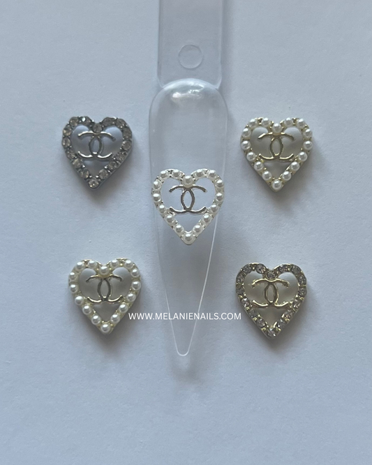 CC Heart Nail Charms