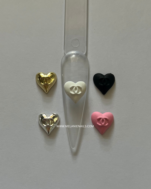 CC Heart Nail Charms