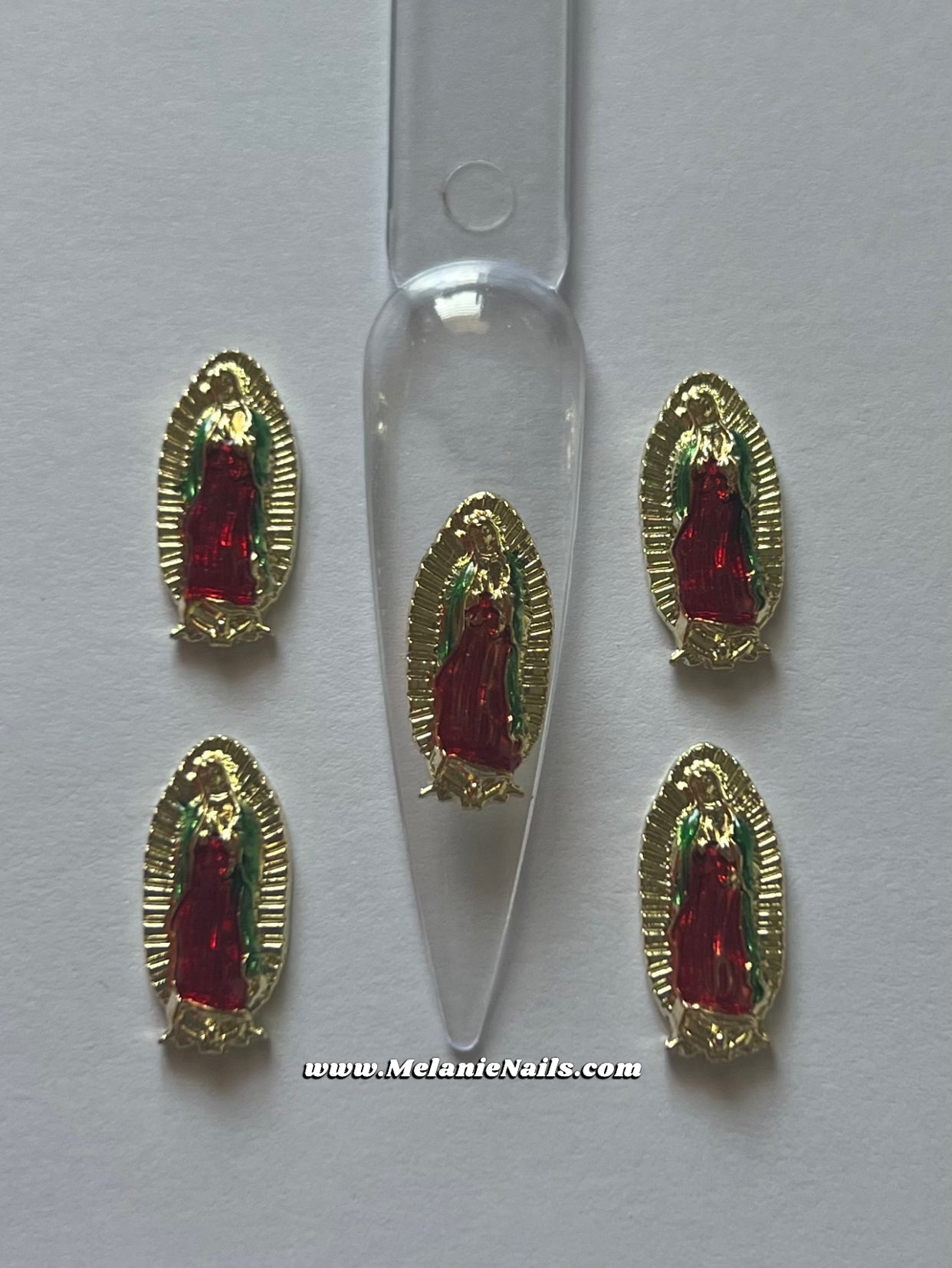 Virgencita Nail Charms