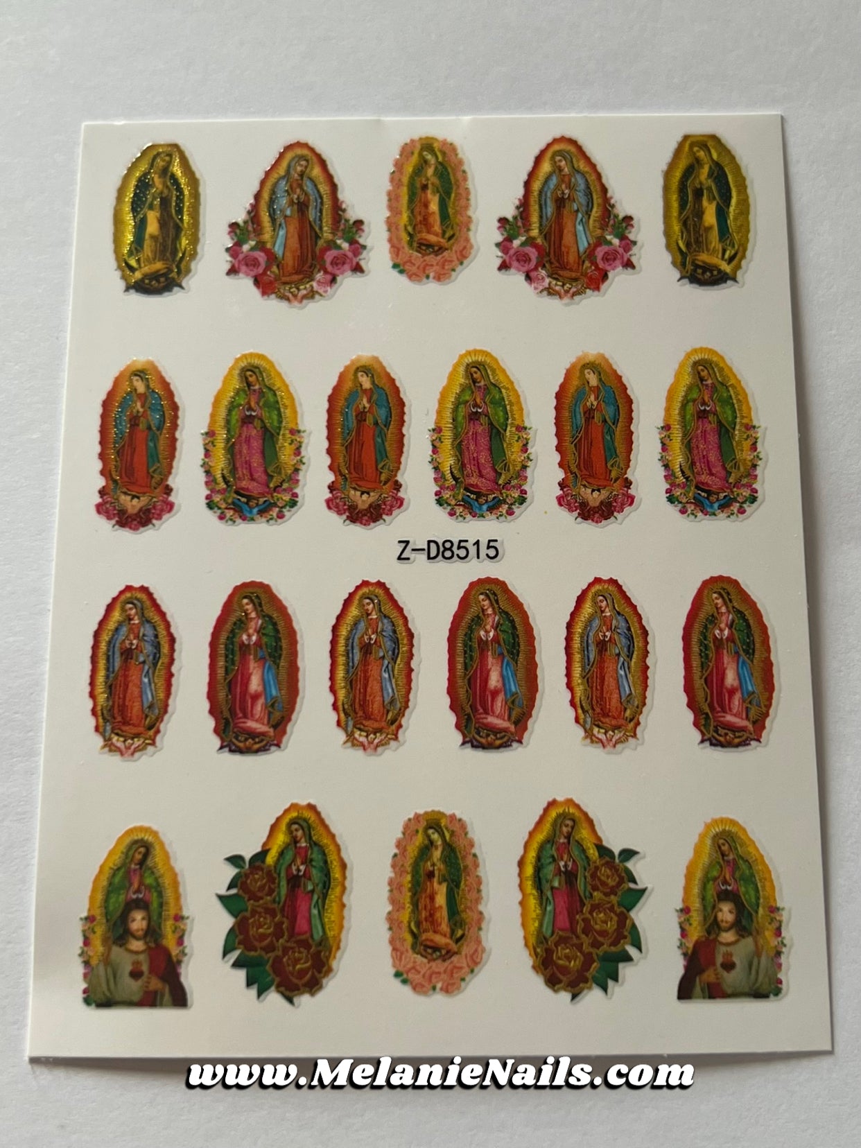 Virgencita Nail Stickers