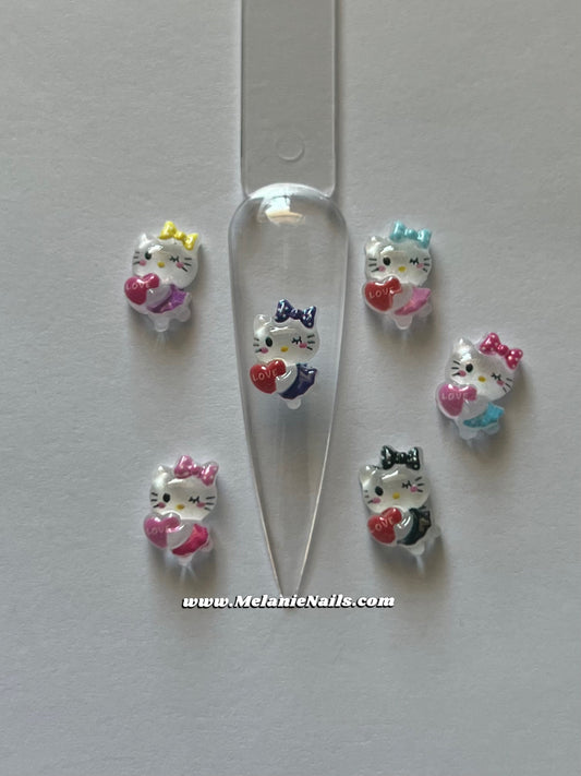 Kitty Nail Charms