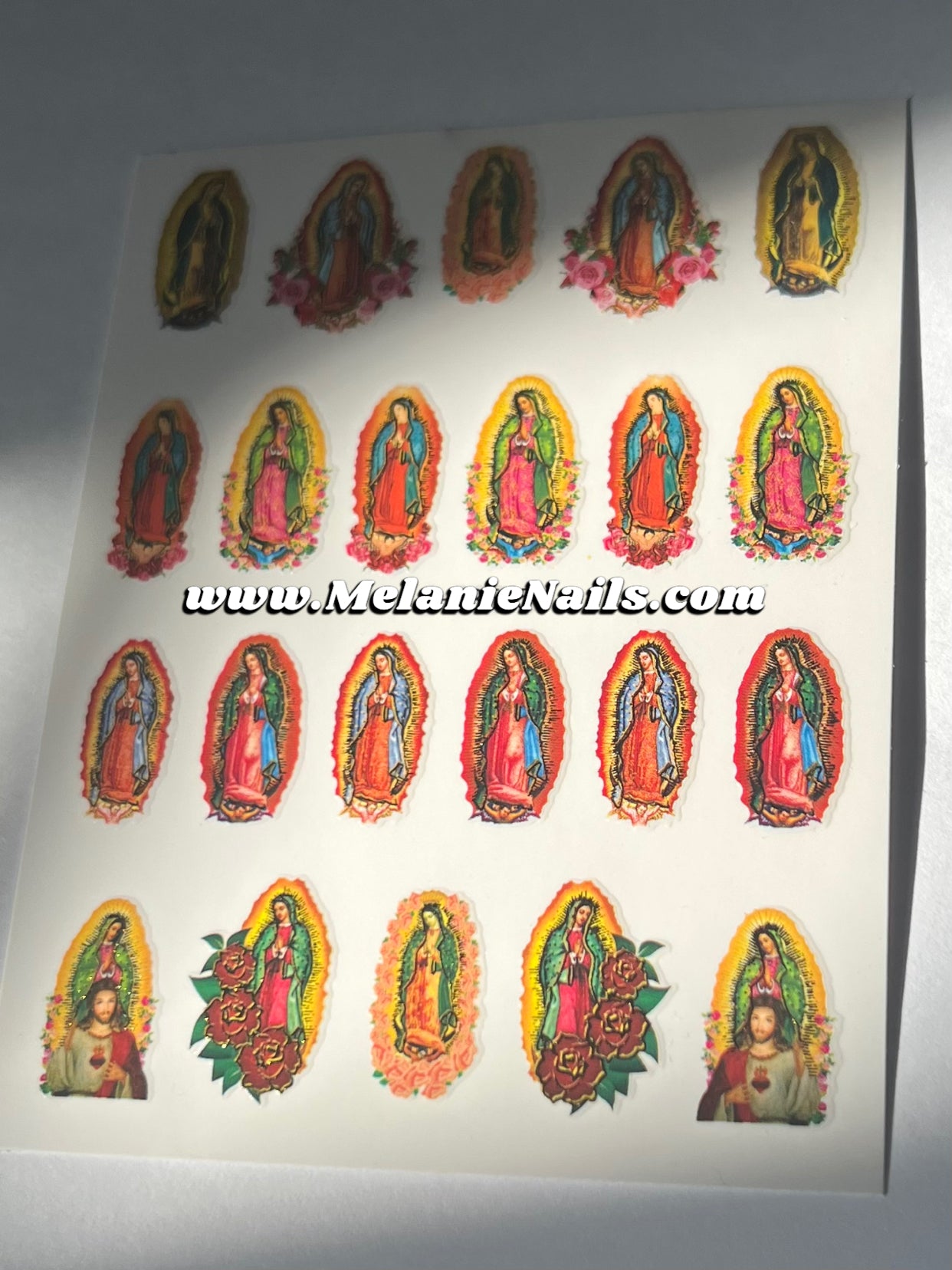 Virgencita Nail Stickers