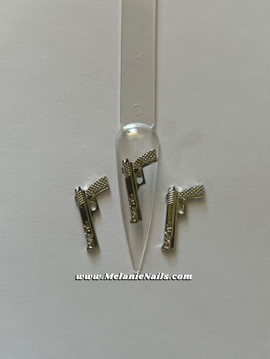 Antique Silver Gun Nail Charms