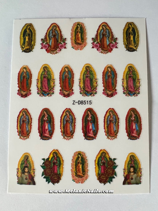 Virgencita Nail Stickers