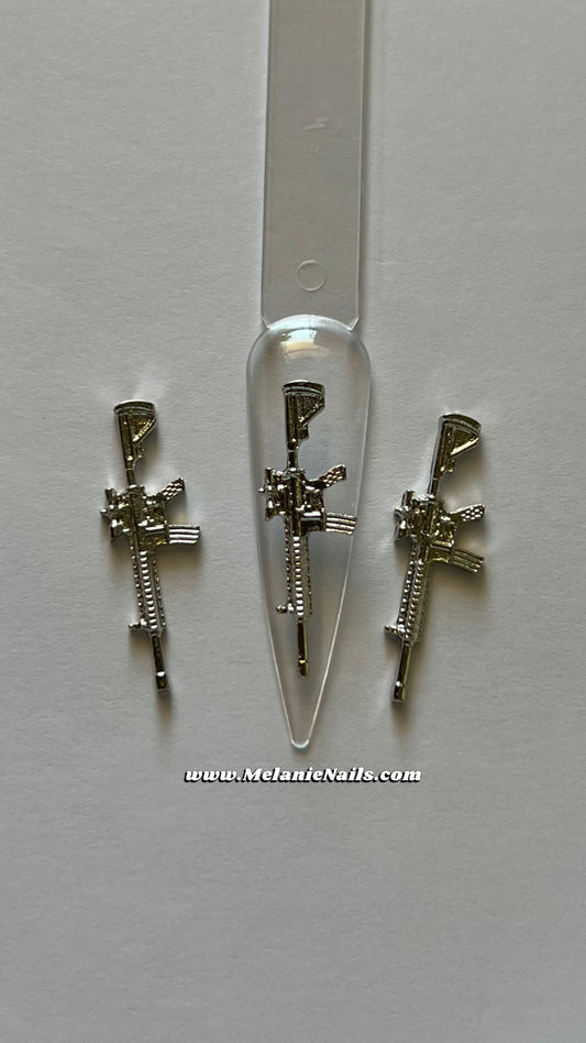 Antique Silver Gun Nail Charms