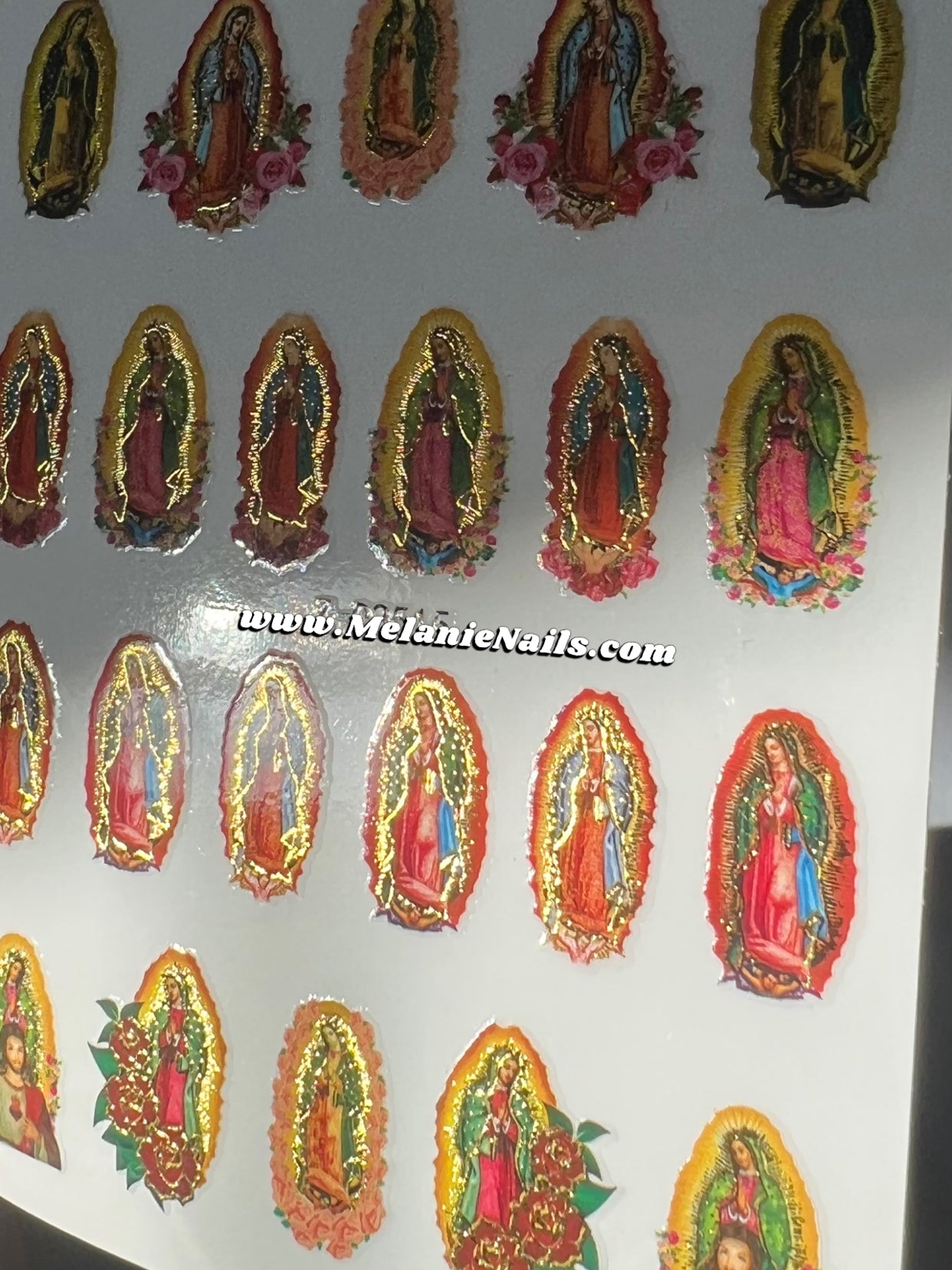 Virgencita Nail Stickers