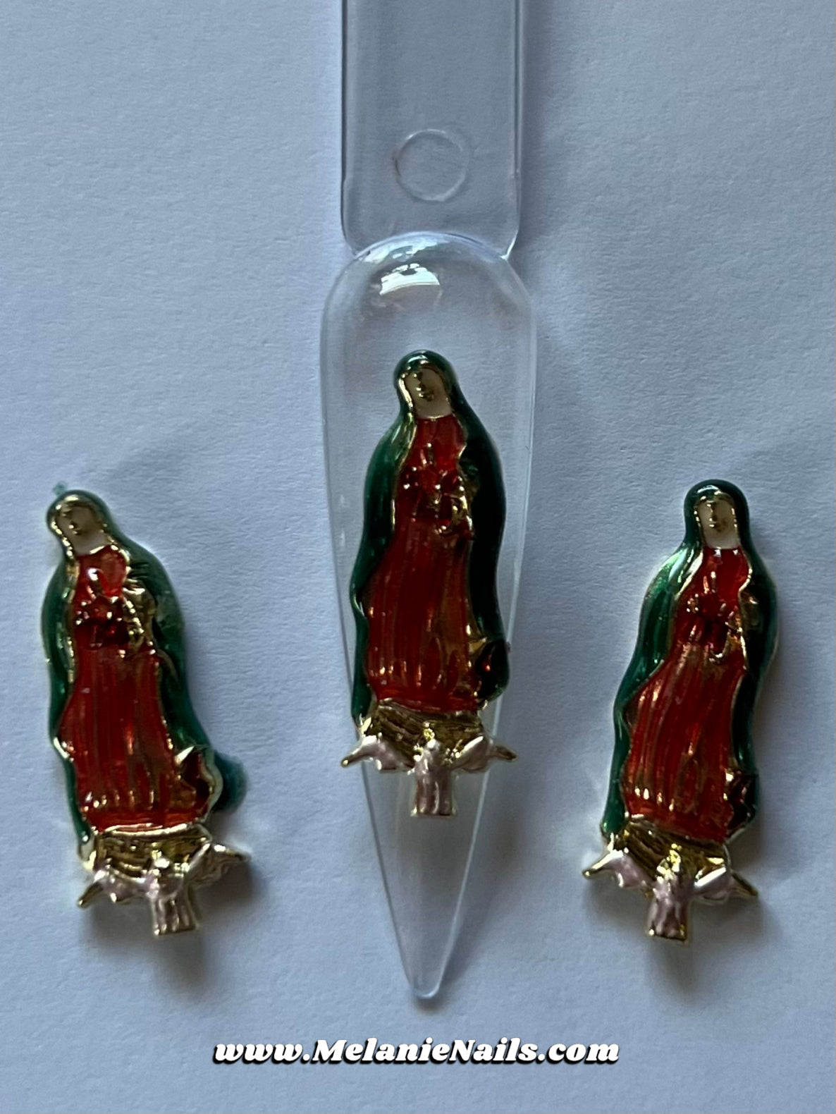 Virgencita Nail Charms