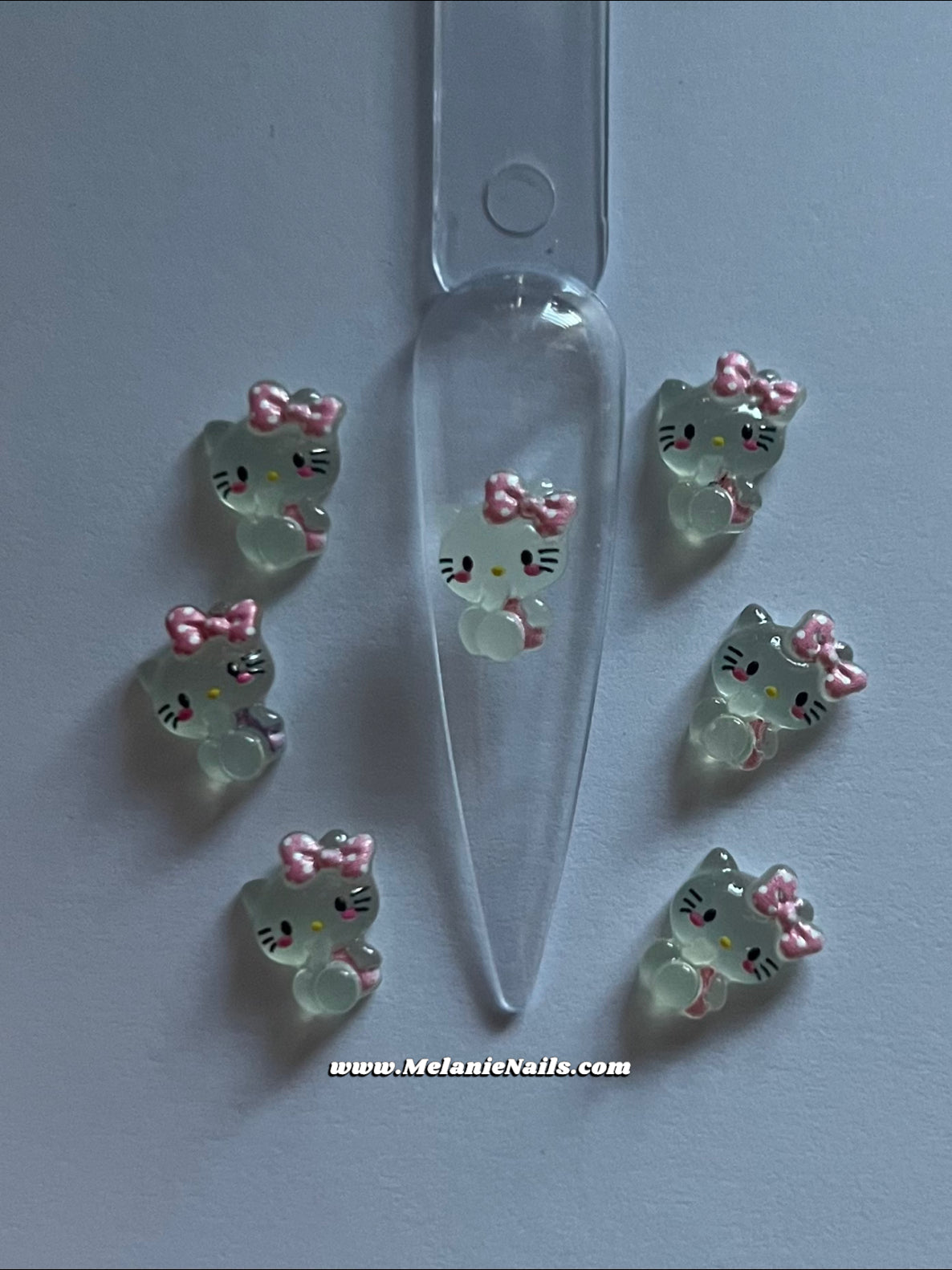 Color Changing Kitty Nail Charms