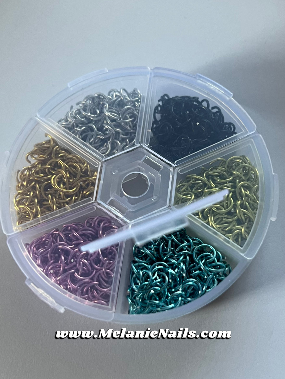 Colorful Jump Ring Mix Container