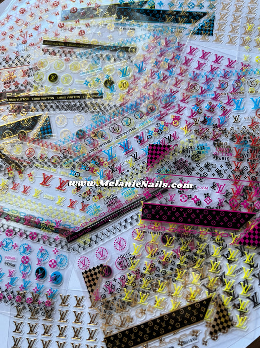 Small Mix Color Nail Stickers