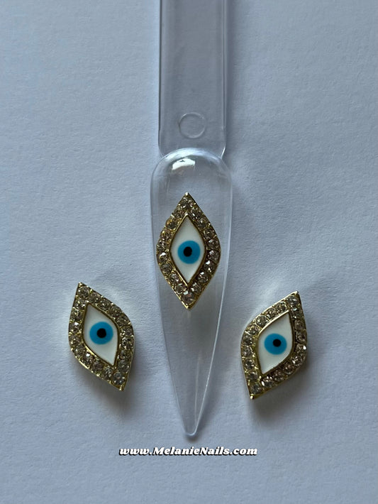 Evil Eye Nail Charms