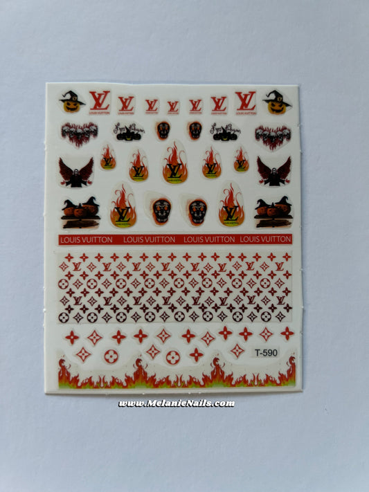 LV Halloween Stickers