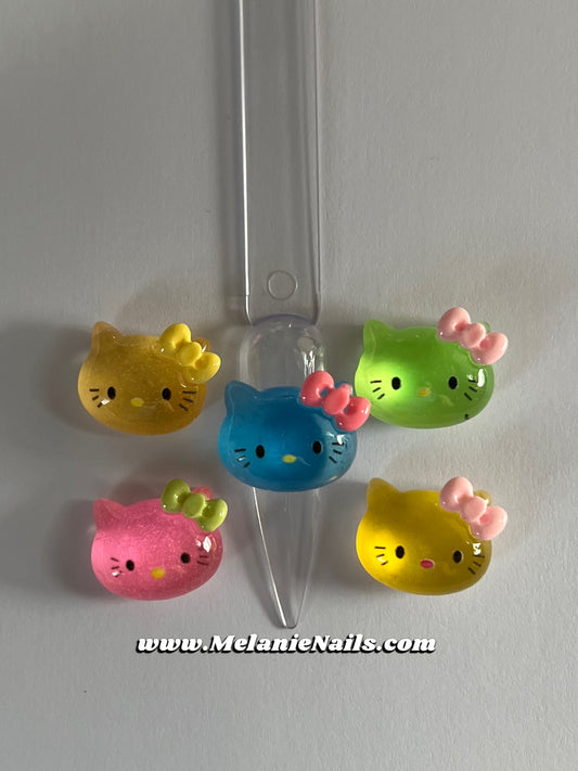 Kitty Nail Charms