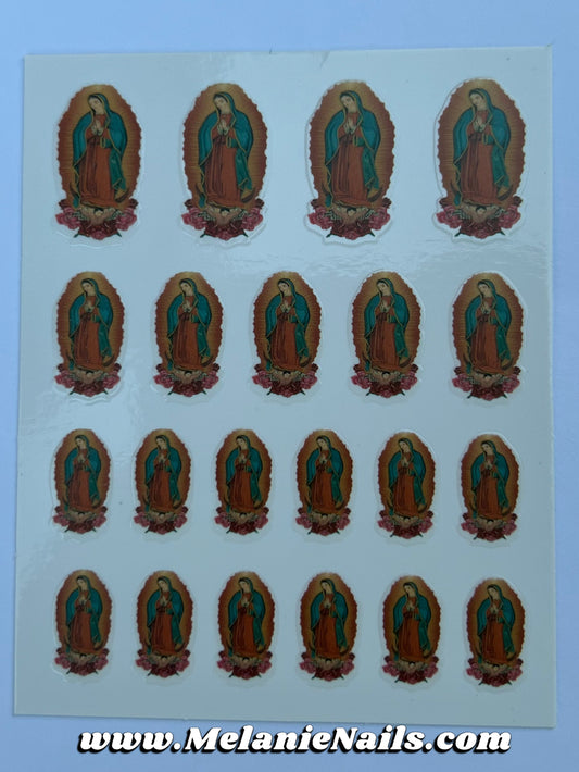 Virgencita Nail Stickers