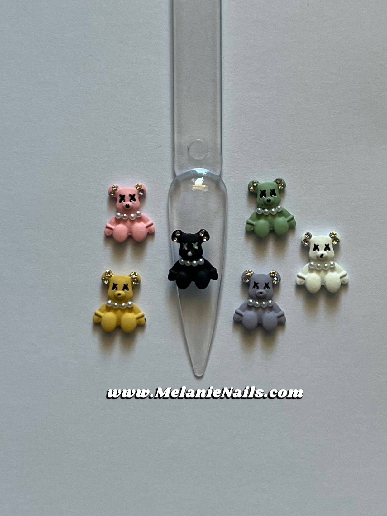 Kawaii Bear Nail Charms