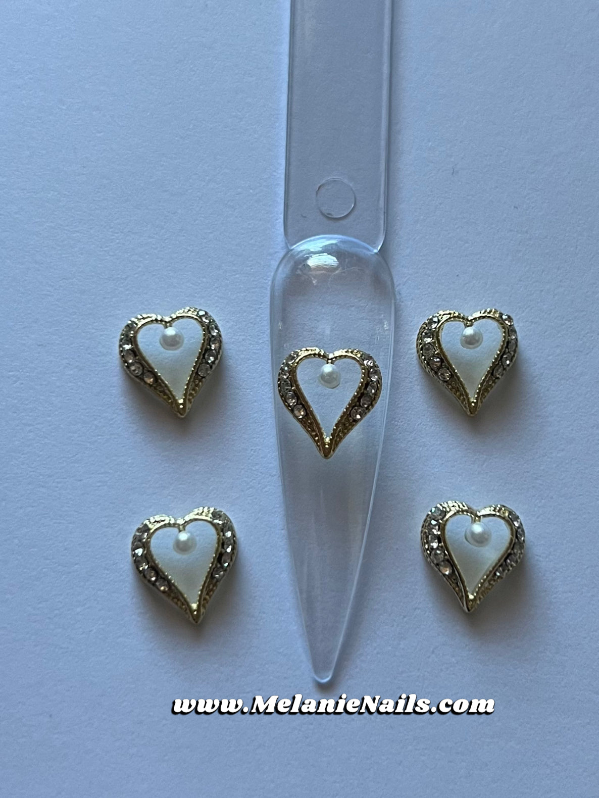 Heart Nail Charms