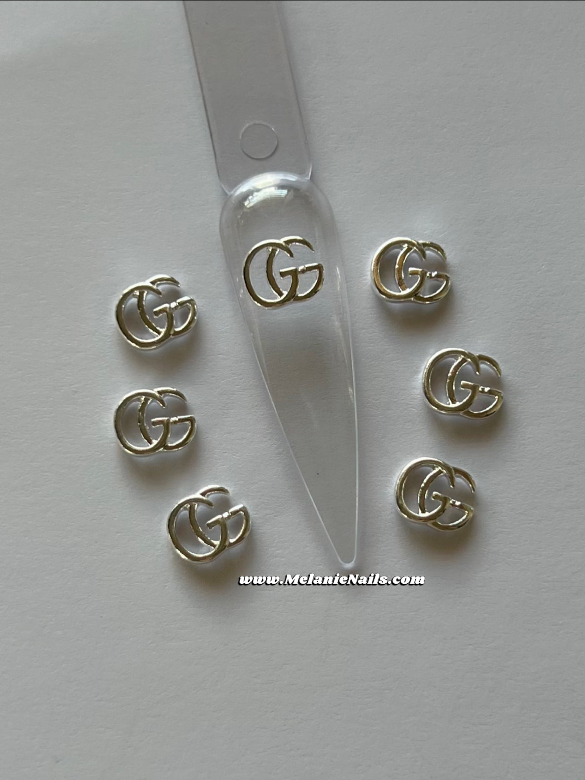 GG Silver Nail Charms