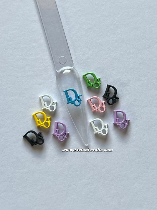 D Colorful Nail Charms