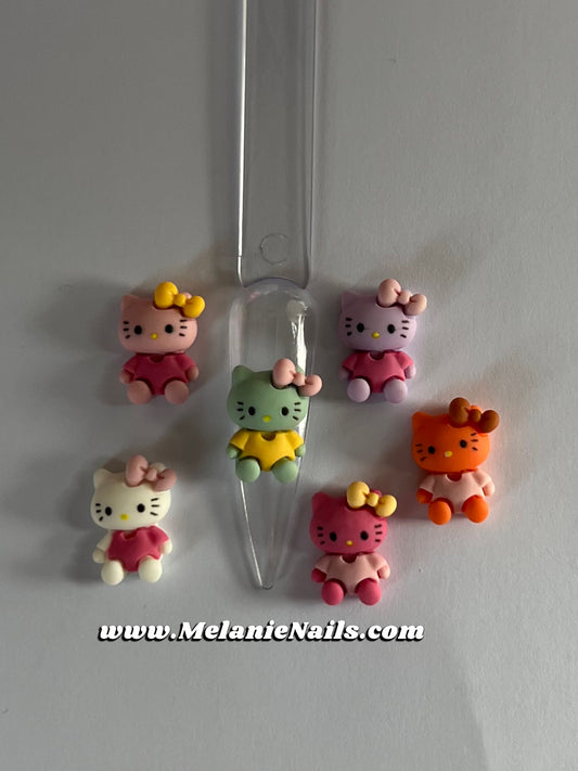 Kitty Nail Charms