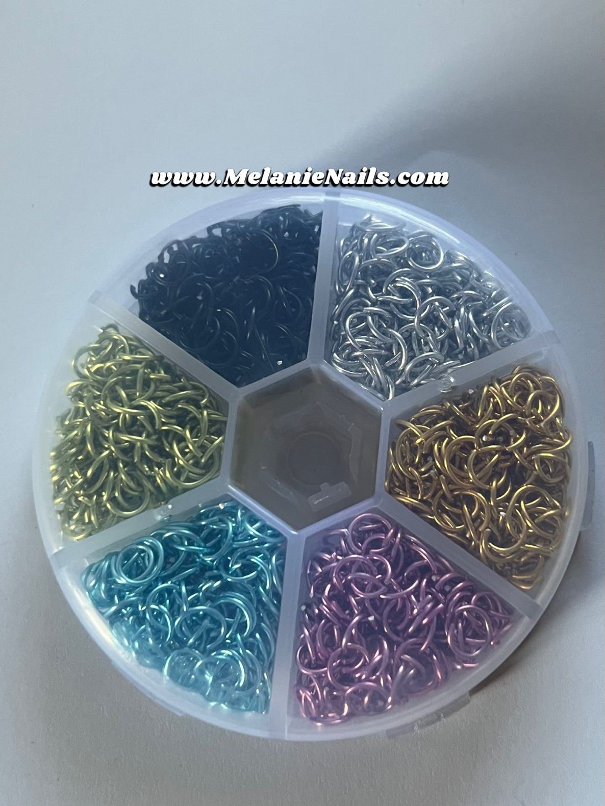 Colorful Jump Ring Mix Container