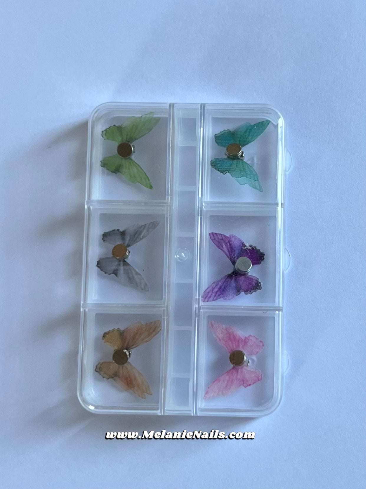 Magnetic Butterfly Nail Charm Box