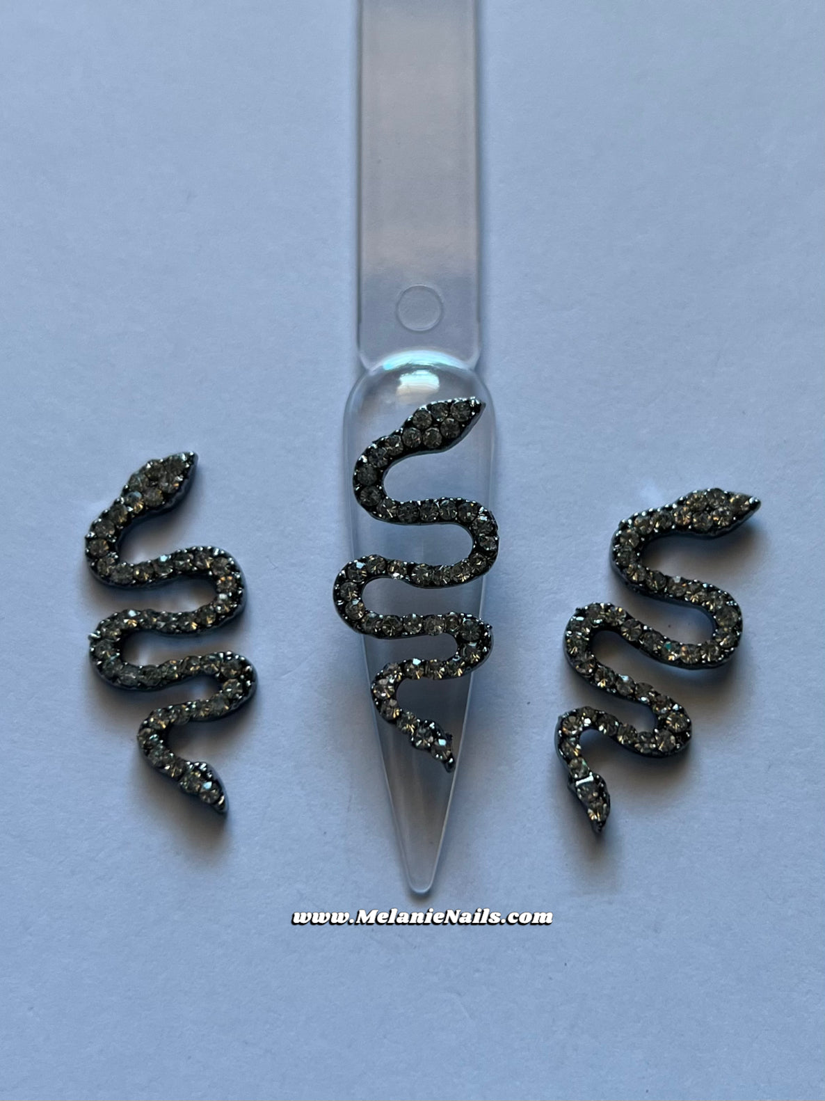 Black Snake Nail Charms