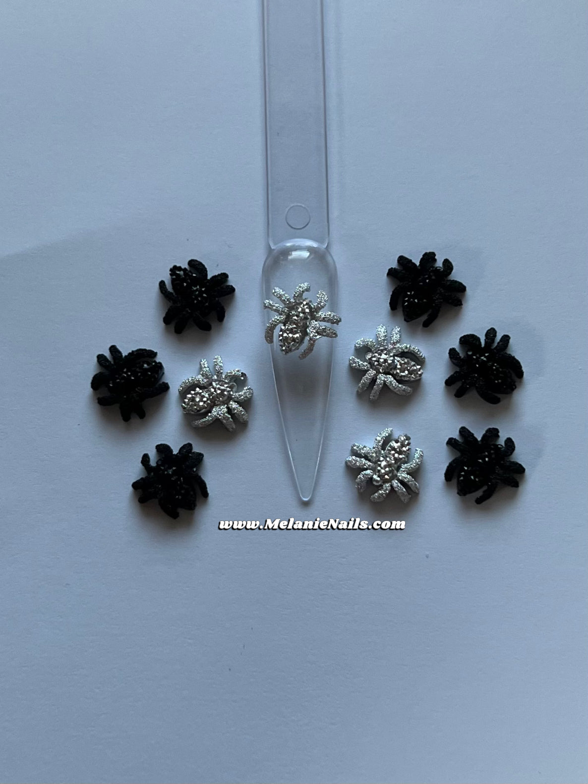 Halloween Spider Nail Charms