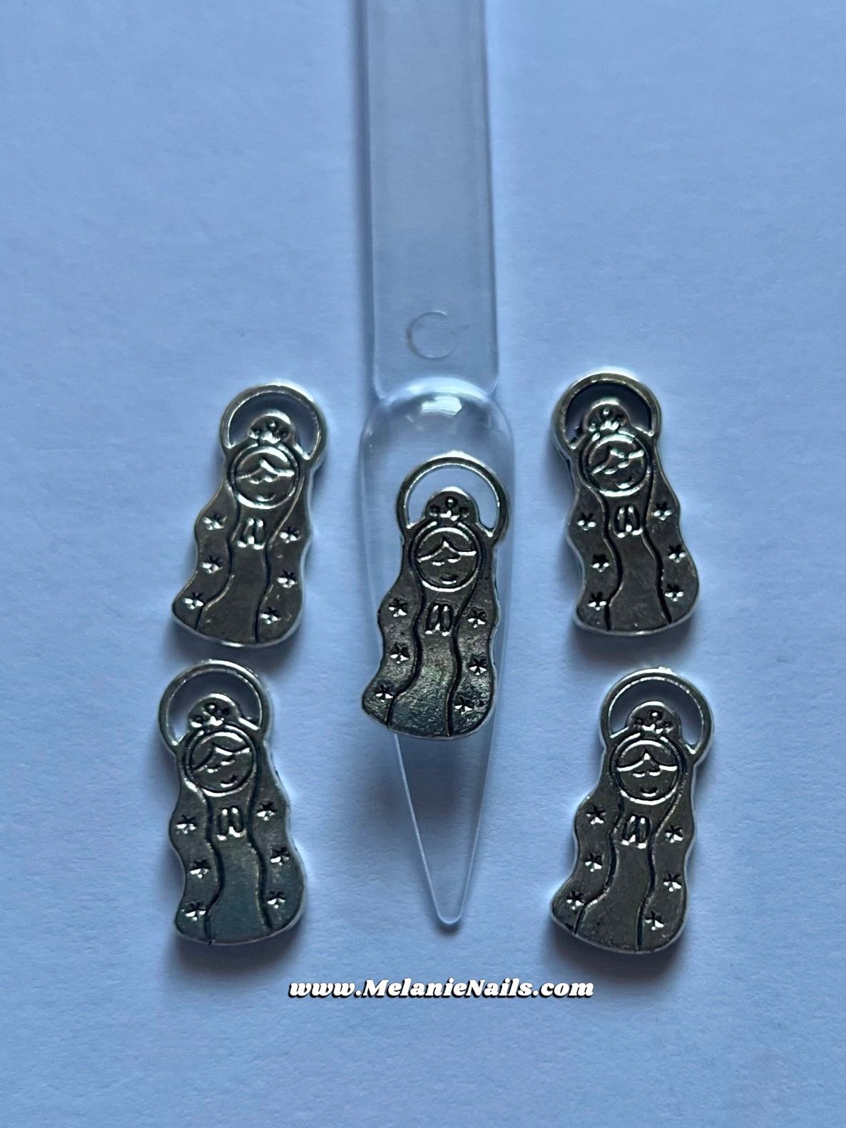 Virgencita Nail Charms