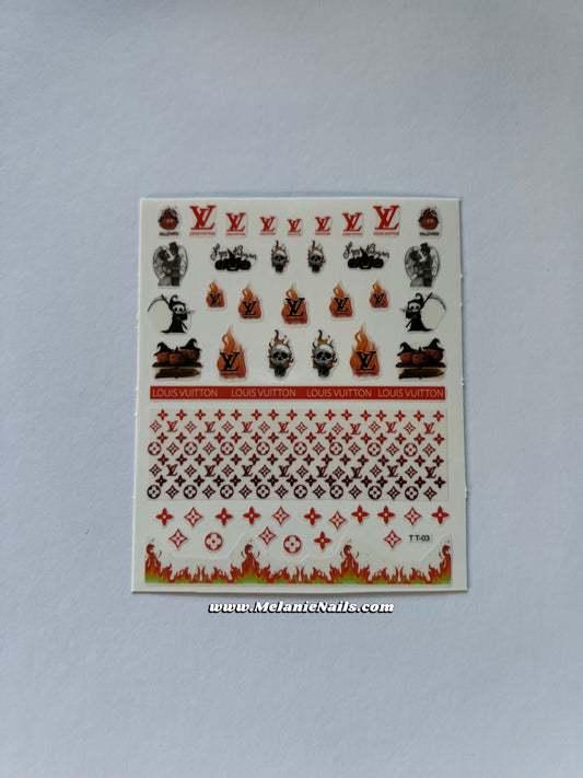 LV Halloween Stickers