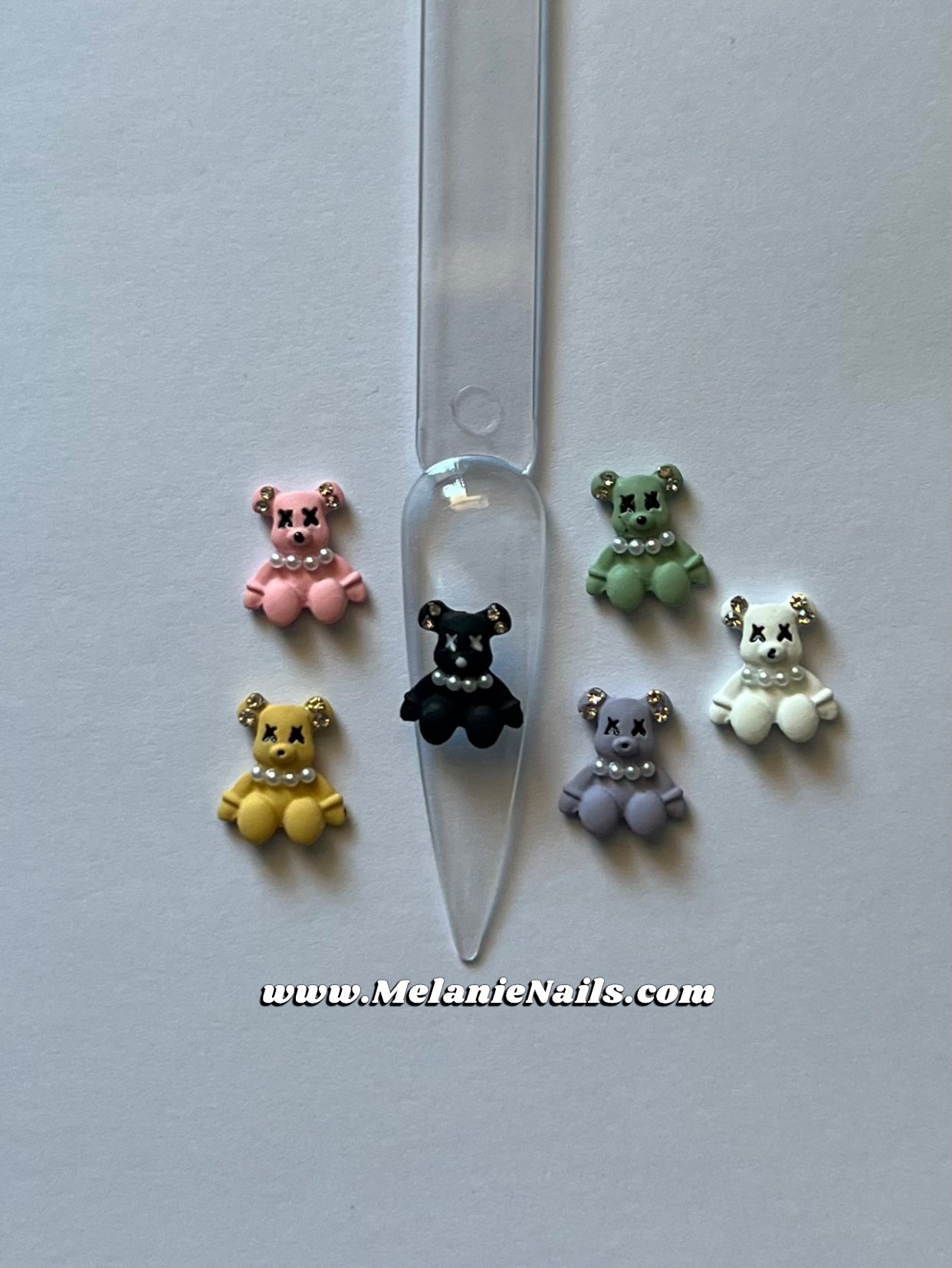 Kawaii Bear Nail Charms