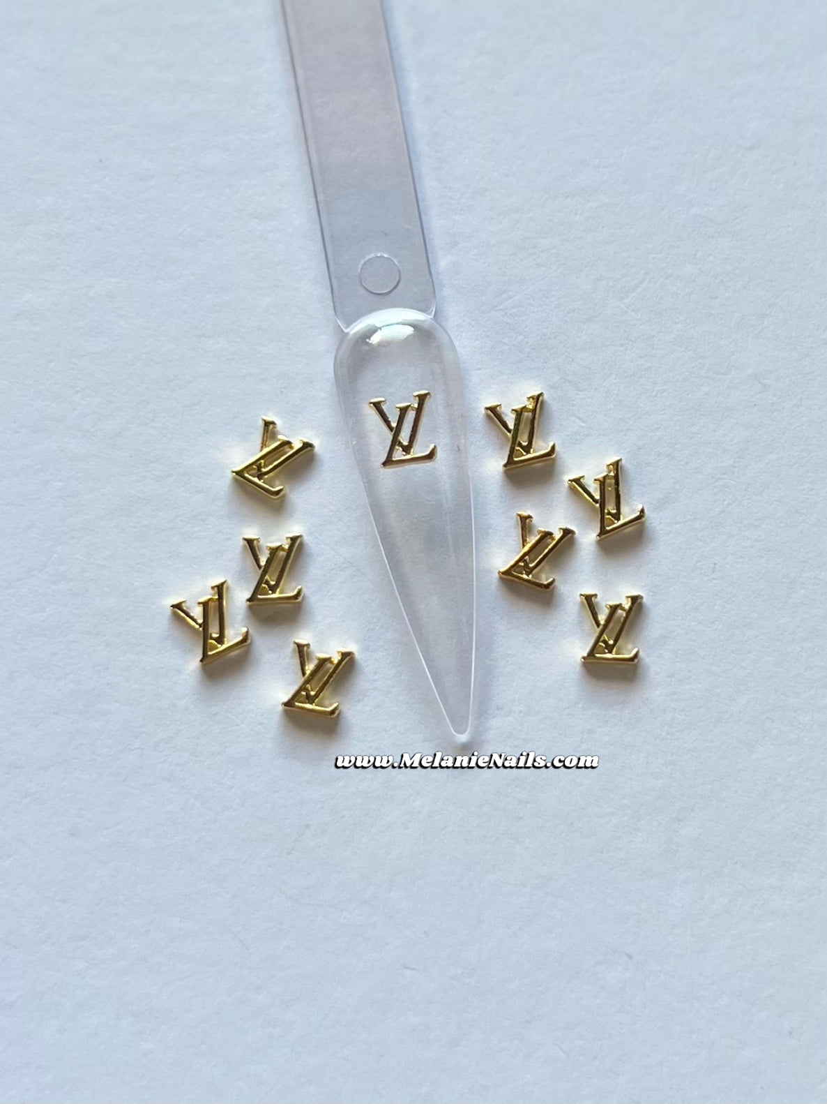 LV Gold Nail Charms