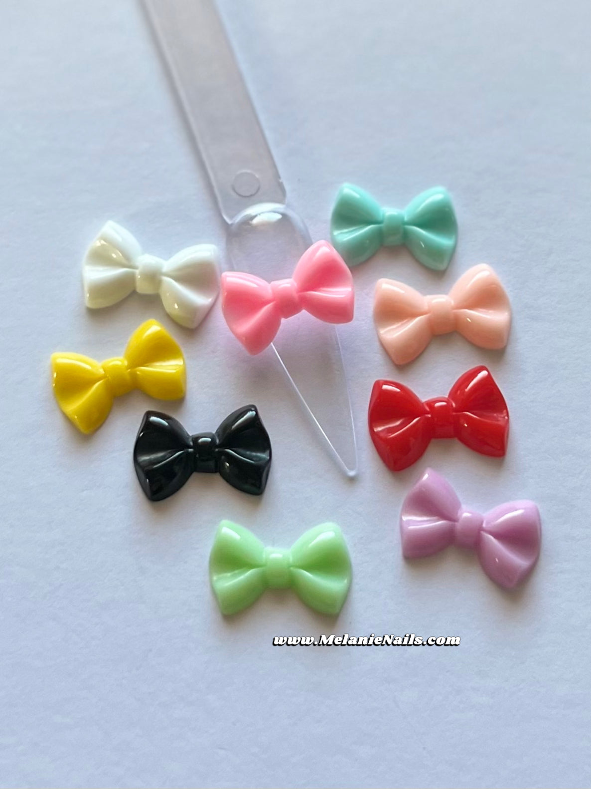 Big Jelly Bow Nail Charms