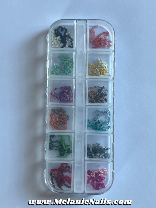 Nail Chain Charm Box