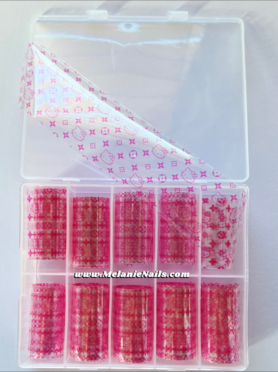 Pink Kitty Nail Foils