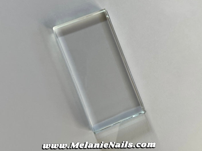 Clear Glass Nail Polish Mixing Palette